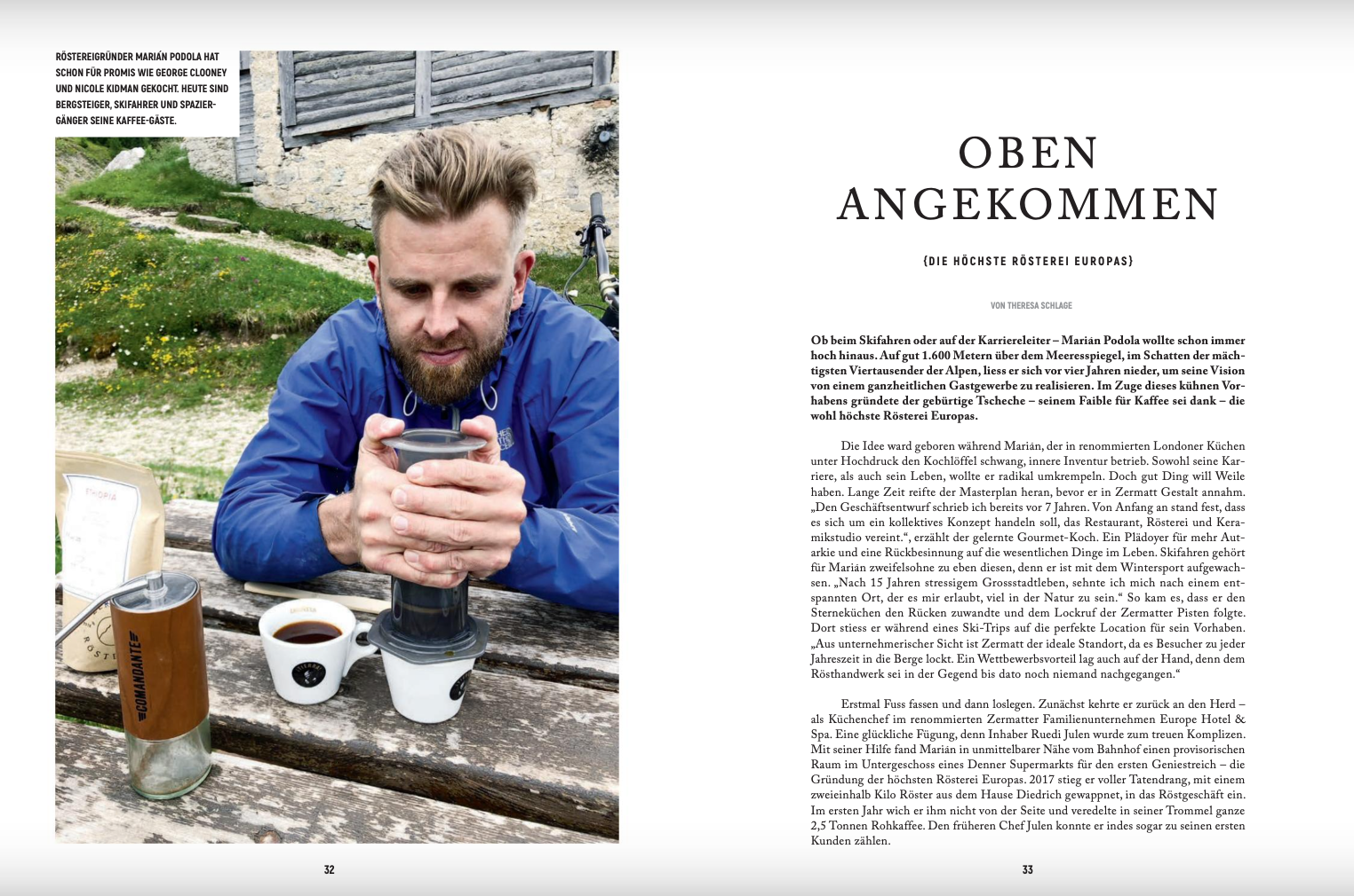 OBEN ANGEKOMMEN