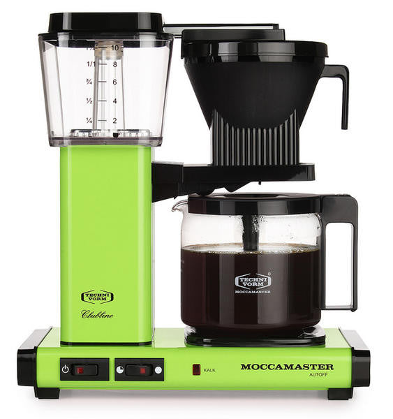 Moccamaster KBG in 18 colours.