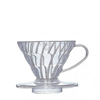 HARIO V60 Coffee Dripper, Clear
