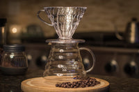 HARIO V60 Coffee Dripper, Clear