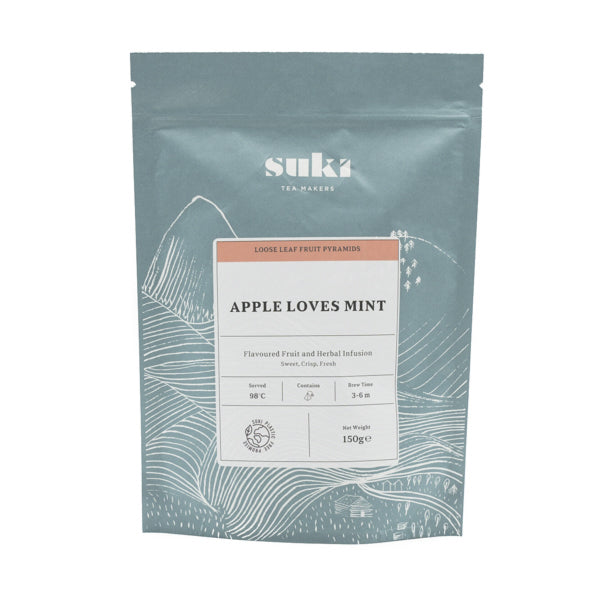 Apfel liebt Minze